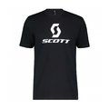 SCOTT Cycling short sleeve t-shirt - ICON SS - black/white