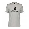 SCOTT Cycling short sleeve t-shirt - ICON SS - white/black