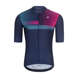 HOLOKOLO Cycling short sleeve jersey and shorts - SPECTRO - blue