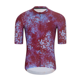 HOLOKOLO Cycling short sleeve jersey and shorts - RUSTLE - brown/bordeaux