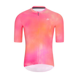 HOLOKOLO Cycling short sleeve jersey and shorts - COSMA - purple/orange/pink