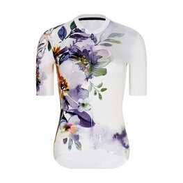 RIVANELLE Cycling short sleeve jersey and shorts - FLOWERY LADY - beige/white/multicolour