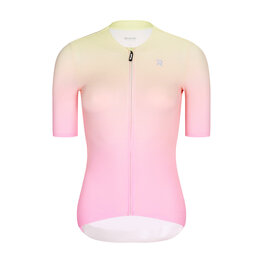 RIVANELLE Cycling short sleeve jersey and shorts - ELEVATE - green/pink/multicolour
