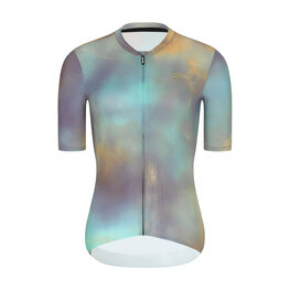 RIVANELLE Cycling short sleeve jersey and shorts - COSMA - white/purple/gold