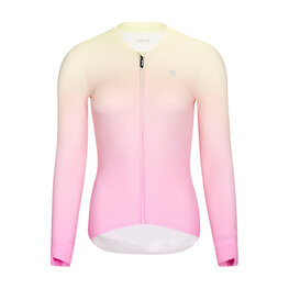 RIVANELLE Cycling long sleeve jersey and bibtights - ELEVATE - yellow/black/pink/multicolour