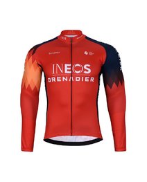 BONAVELO Cycling winter set - INEOS 2024 WINTER - blue/black/red