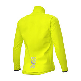 ALÉ Cycling windproof jacket - KLIMATIK GUSCIO RACING - yellow
