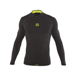 ALÉ Cycling long sleeve t-shirt - SEAMLESS S1 CARBON - grey