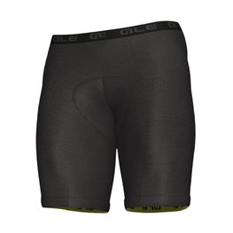 ALÉ Cycling boxer shorts - ENDURO PADDED LINER - black