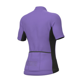 ALÉ Cycling short sleeve jersey - SOLID COLOR BLOCK - purple