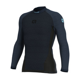 ALÉ Cycling long sleeve t-shirt - KLIMA - black/blue