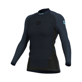 ALÉ Cycling long sleeve t-shirt - KLIMA LADY - blue