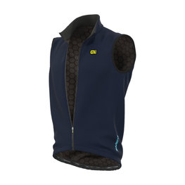 ALÉ Cycling gilet - KLIMATIK GUSCIO GRAPHENE - blue