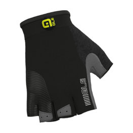 ALÉ Cycling fingerless gloves - COMFORTS - black/white
