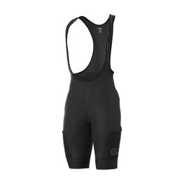 ALÉ Cycling bib shorts - OFF-ROAD GRAVEL STONES CARGO - black
