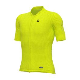 ALÉ Cycling short sleeve jersey - R-EV1 C SILVER COOLING - yellow