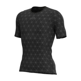 ALÉ Cycling short sleeve t-shirt - QUARK - black