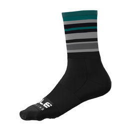 ALÉ Cyclingclassic socks - STRIPES - black/green