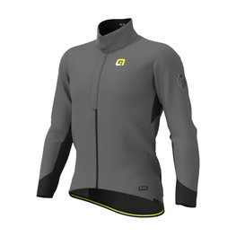 ALÉ Cycling thermal jacket - R-EV1 URAGANO - grey