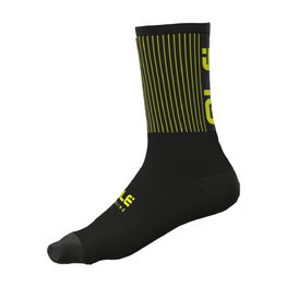 ALÉ Cyclingclassic socks - ACCESSORI FENCE - black/yellow