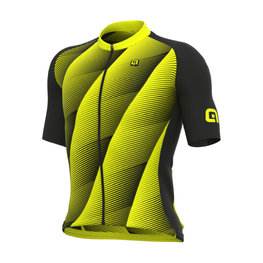 ALÉ Cycling short sleeve jersey - PR-R SQUARE - yellow