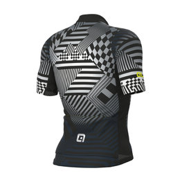 ALÉ Cycling short sleeve jersey - PR-S CHECKER - grey