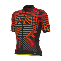 ALÉ Cycling short sleeve jersey - PR-S CHECKER - red