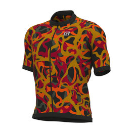 ALÉ Cycling short sleeve jersey - OFF ROAD - GRAVEL WOODLAND - red