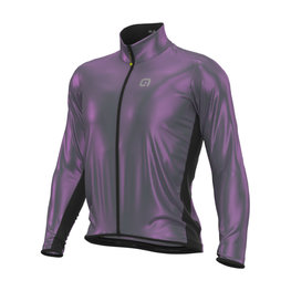ALÉ Cycling windproof jacket - GUSCIO CLEVER - purple