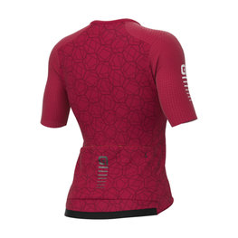 ALÉ Cycling short sleeve jersey - R-EV1  VELOCITY LADY - bordeaux