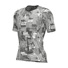 ALÉ Cycling short sleeve t-shirt - INTIMO BREAK - grey