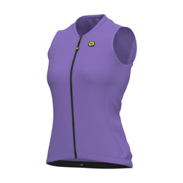 ALÉ Cycling sleeveless jersey - SOLID COLOR BLOCK LADY - purple