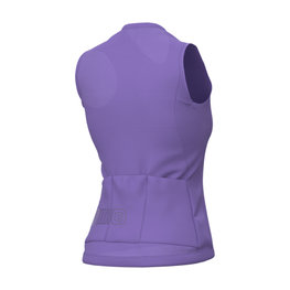ALÉ Cycling sleeveless jersey - SOLID COLOR BLOCK LADY - purple