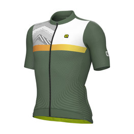 ALÉ Cycling short sleeve jersey - ZIG ZAG PR-S - green