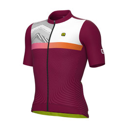 ALÉ Cycling short sleeve jersey - ZIG ZAG PR-S - purple