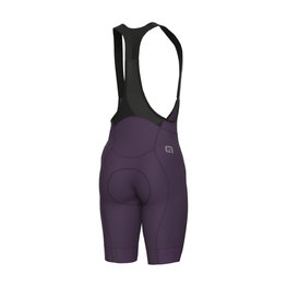 ALÉ Cycling bib shorts - MAGIC COLOUR PR-E - bordeaux