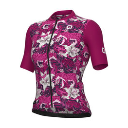 ALÉ Cycling short sleeve jersey - HIBISCUS PR-E - purple