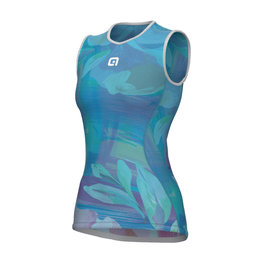 ALÉ Cycling tank top - WATERCOLOR INTIMO - blue
