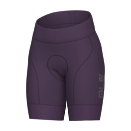 ALÉ Cycling shorts without bib - MAGIC COLOUR PR-E - bordeaux