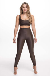 ATHLEEYA leggins - ESSENTIAL MATTE - brown