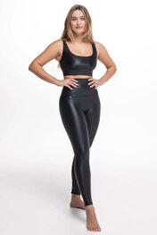 ATHLEEYA leggins - ESSENTIAL SHINE - black