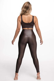 ATHLEEYA leggins - ESSENTIAL SHINE - brown