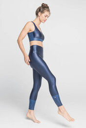ATHLEEYA leggins - COFFEE SHINE - blue