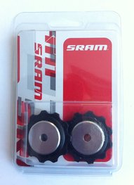 SRAM pulleys for the derailleur - PULLEYS  05-07 X0, 07-09 X9 SHORT CAGE, 08-09 X7 - black