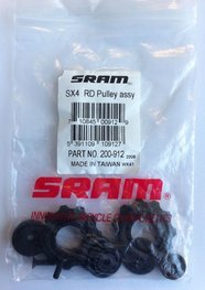 SRAM pulleys for the derailleur - PULLEYS X4/SX4 - black