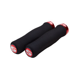 SRAM grips - LOCKING GRIPS 129 mm - black/red