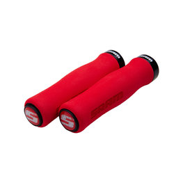 SRAM grips - LOCKING GRIPS 129 mm - red