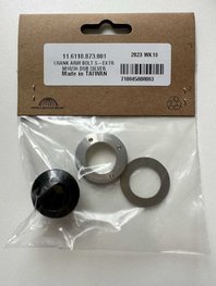 SRAM repair kit - CRANK ARM BOLT KIT SELF-EXTRACTING M18/M30 DUB - black