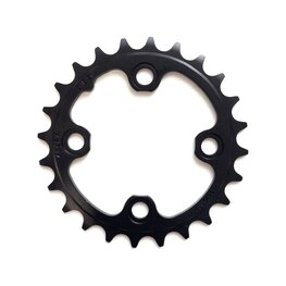 SRAM chainring - MTB 24T 64 AL3 BLAST BLACK 2X11 NO PIN - black