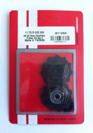 SRAM pulleys for the derailleur - PULLEYS 2008-2011 X0 QTY 2 - black